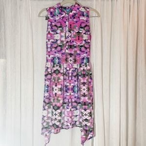 Lamour Nanette Lepore Pink Purple Dress Small